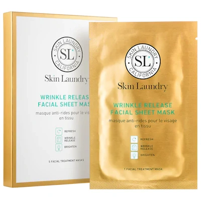 Shop Skin Laundry Wrinkle Release Facial Sheet Mask 5 Facial Treatment Masks