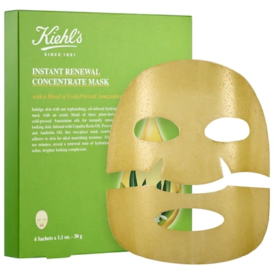 Shop Kiehl's Since 1851 1851 Instant Renewal Concentrate Mask 4 Satchets X 1.1 oz/ 30 G