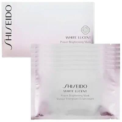 Shop Shiseido White Lucent Power Brightening Mask 6 X 0.91 oz Sheets/ 6 X 26 ml Sheets