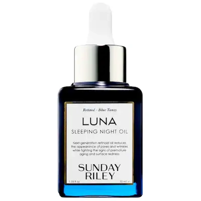 Shop Sunday Riley Luna Sleeping Retinoid Night Oil 1.18 oz/ 35 ml