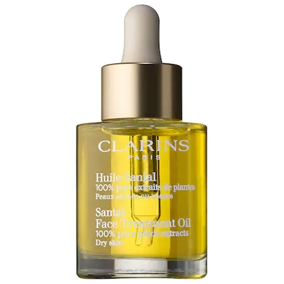 Shop Clarins Santal Soothing & Hydrating Face Treatment Oil 1 oz