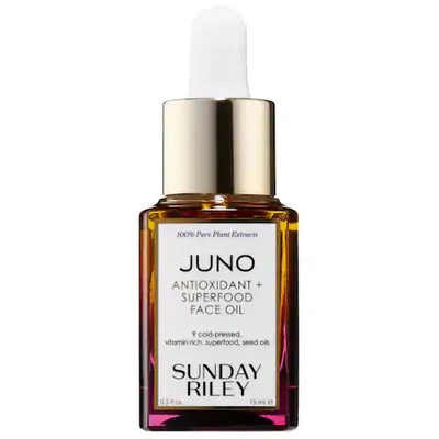 Shop Sunday Riley Juno Antioxidant + Superfood Face Oil 0.5 oz/ 15 ml