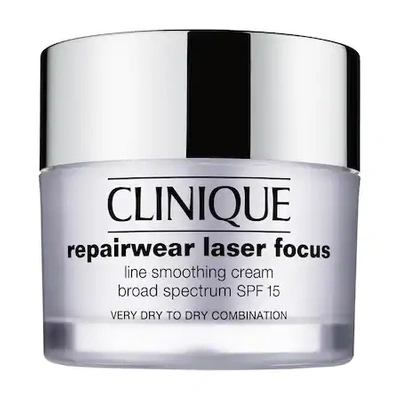 Shop Clinique Repairwear Laser Focus Line Smoothing Moisturizer Spf 15 1.7 oz/ 50 ml