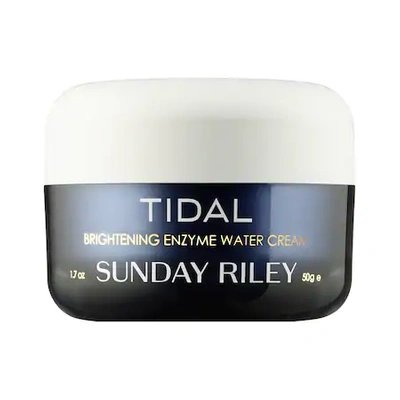 Shop Sunday Riley Tidal Brightening Enzyme Water Cream 1.7 oz/ 50 ml
