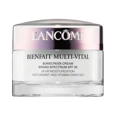 Shop Lancôme Bienfait Multi-vital Spf 30 Day Cream Moisturizer 1.69 oz