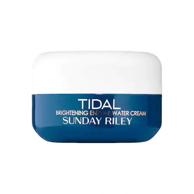 Shop Sunday Riley Mini Tidal Brightening Enzyme Water Cream 0.5 oz/ 15 G