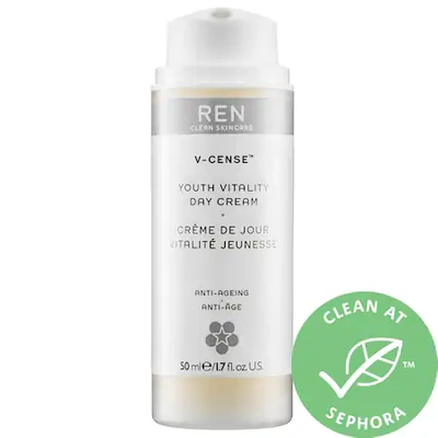 Shop Ren Clean Skincare V-cense&trade; Youth Vitality Day Cream 1.7 oz/ 50 ml