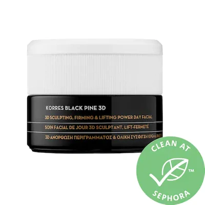 Shop Korres Black Pine 3d Day Facial 1.35 oz/ 40 ml