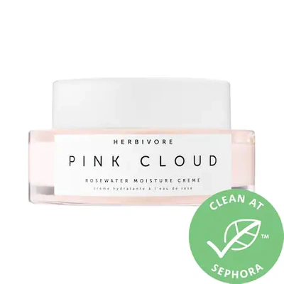 Shop Herbivore Pink Cloud Rosewater Moisture Crème 1.7 oz/ 50 ml
