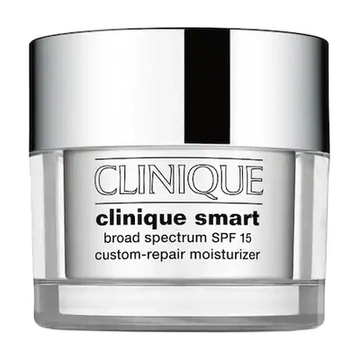 Shop Clinique Smart Broad Spectrum Spf 15 Custom-repair Moisturizer For Very Dry To Dry Skin 1.7 oz/ 50 ml