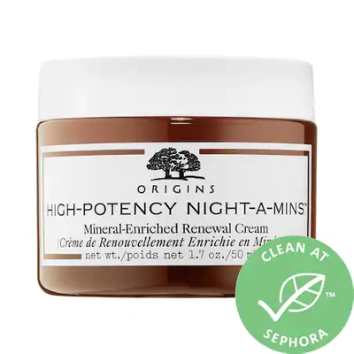 Shop Origins High Potency Night-a-mins(tm) Mineral-enriched Renewal Cream 1.7 oz/ 50 ml