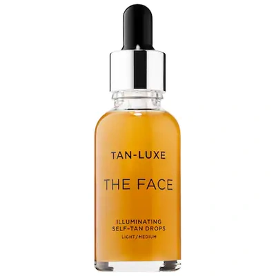 Shop Tan-luxe The Face Illuminating Self-tan Drops Light/medium 1.01 oz/ 30 ml