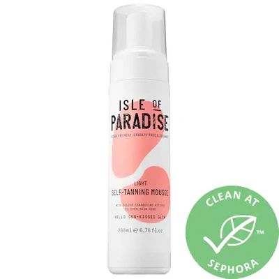Shop Isle Of Paradise Self-tanning Mousse Light 6.76 oz/ 200 ml