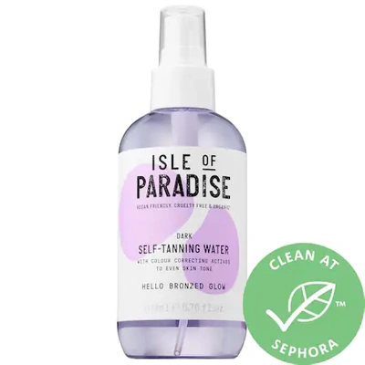 Shop Isle Of Paradise Self-tanning Refillable Water Dark 6.76 oz/ 200 ml