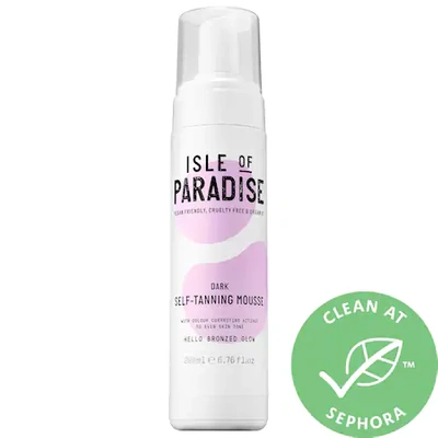 Shop Isle Of Paradise Self-tanning Mousse Dark 6.76 oz/ 200 ml