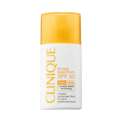 Shop Clinique Mineral Face Sunscreen Broad Spectrum Spf 50 1 oz