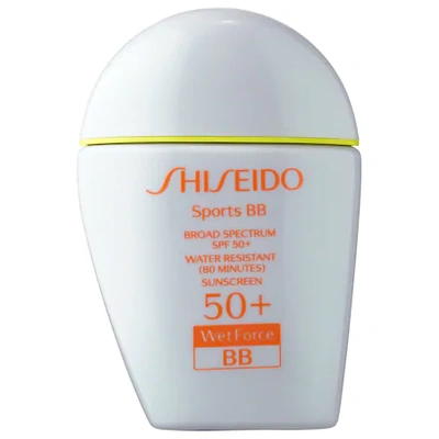 Shop Shiseido Sports Bb Broad Spectrum Spf 50+ Wetforce Medium 1 oz/ 30 ml