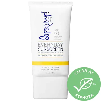 Shop Supergoop ! Everyday Sunscreen For Face & Body Broad Spectrum Spf 50 Pa ++++ 2.4 oz/ 71 ml