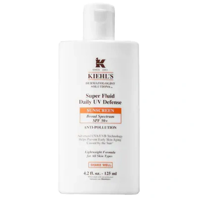 Shop Kiehl's Since 1851 1851 Super Fluid Daily Uv Defense Sunscreen Broad Spectrum Spf 50+ 4.2 oz/ 125 ml