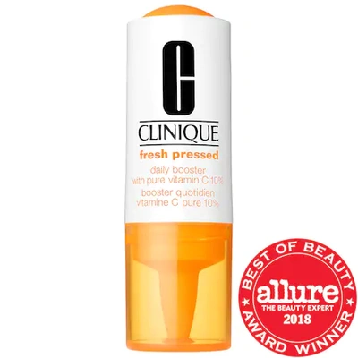 Shop Clinique Fresh Pressed Daily Booster With Pure Vitamin C 10% 0.29 oz/ 8.5 ml