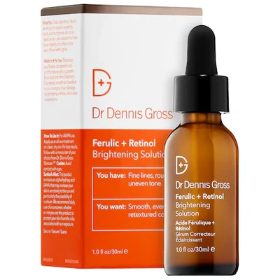 Shop Dr. Dennis Gross Skincare Ferulic Acid + Retinol Brightening Solution 1 oz/ 30 ml