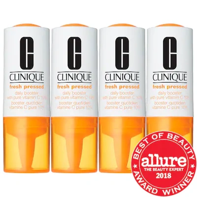 Clinique Fresh Pressed Daily Booster With Pure Vitamin C 10% 4 Count - 0.29 oz/ 8.5 ml