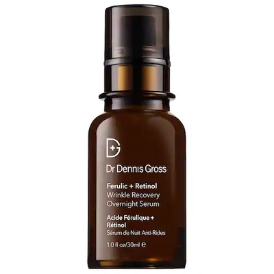 Shop Dr Dennis Gross Skincare Ferulic + Retinol Wrinkle Recovery Overnight Serum 1 oz/ 30 ml
