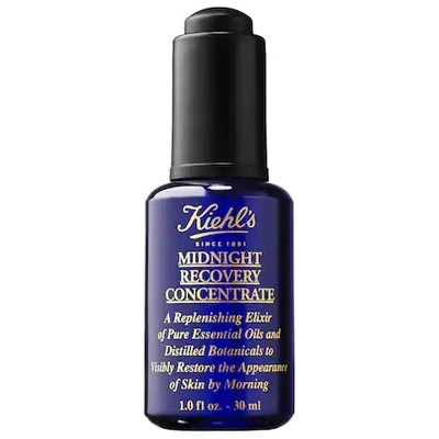 Shop Kiehl's Since 1851 Midnight Recovery Concentrate Moisturizing Face Oil 1 oz/ 30 ml