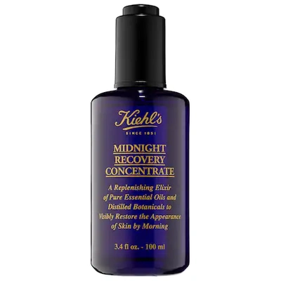 Shop Kiehl's Since 1851 Midnight Recovery Concentrate Moisturizing Face Oil 3.4 oz/ 100 ml
