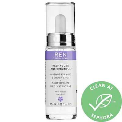 Shop Ren Clean Skincare Keep Young And Beautiful&trade; Instant Firming Beauty Shot 1.02 oz/ 30 ml