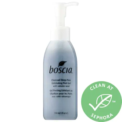 Shop Boscia Charcoal Deep-pore Exfoliating Peel Gel With Volcanic Sand 5 oz/ 150 ml