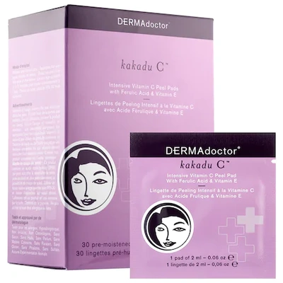 Shop Dermadoctor Kakadu C Intensive Vitamin C Peel Pads With Ferulic Acid & Vitamin E 30 X 0.06 oz/ 1.77 ml Pre-moist