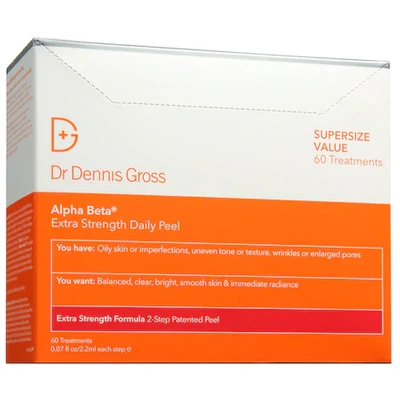 Shop Dr Dennis Gross Skincare Alpha Beta Extra Strength Daily Peel Pads 60 Treatments