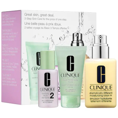 Shop Clinique Great Skin, Great Deal Set For Dry Combination Skin
