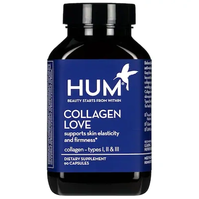 Shop Hum Nutrition Collagen Love™ Skin Firming Supplement With Hyaluronic Acid & Vitamin C 90 Capsules