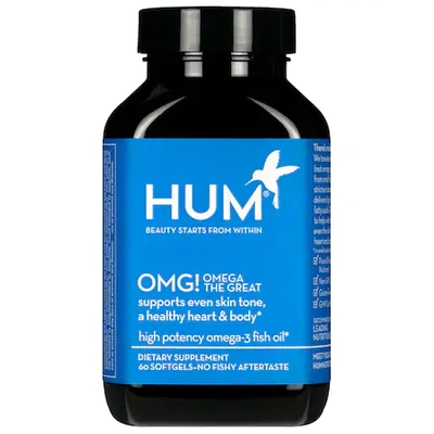 Shop Hum Nutrition Omg! Omega The Great Fish Oil Supplement 60 Softgels