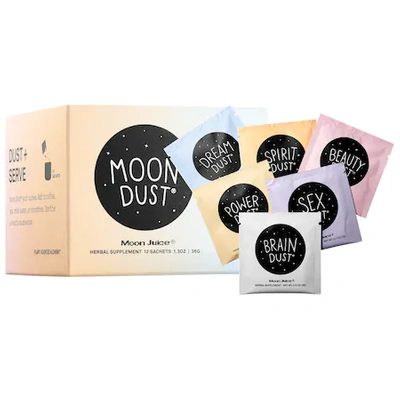 Shop Moon Juice Full Moon Dust® Box 12 X 1.3 oz/ 36 G Sachets (2 Of Each)