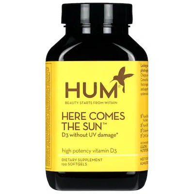 Shop Hum Nutrition Here Comes The Sun Vitamin D Supplement 120 Softgels