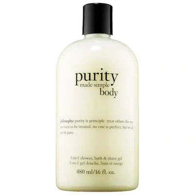 Shop Philosophy Purity Made Simple 3-in-1 Shower, Bath & Shave Gel 16 oz/ 480 ml