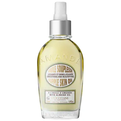 Shop L'occitane Smoothing And Firming Almond Supple Skin Body Oil 3.4 oz/ 100 ml