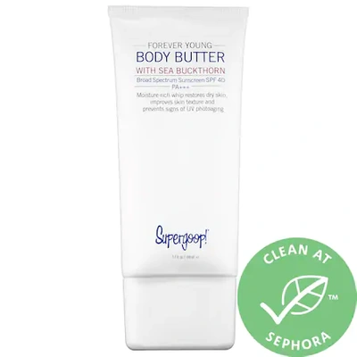 Shop Supergoop ! Forever Young Body Butter With Sea Buckthorn Spf 40 Pa+++ 5.7 oz/ 168 ml