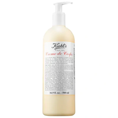 Shop Kiehl's Since 1851 Crème De Corps Refillable Hydrating Body Lotion With Squalane 16.9 oz/ 500 ml