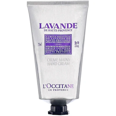 Shop L'occitane Nourishing And Protective Shea Butter Hand Cream Lavender 2.6 oz/ 75 ml