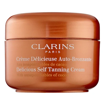 Shop Clarins Delicious Self-tanning Cream 4.4 oz/ 150 ml