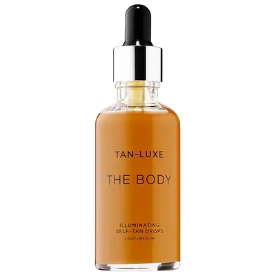 Shop Tan-luxe The Body Illuminating Self-tan Drops Light/medium 1.69 oz/ 50 ml