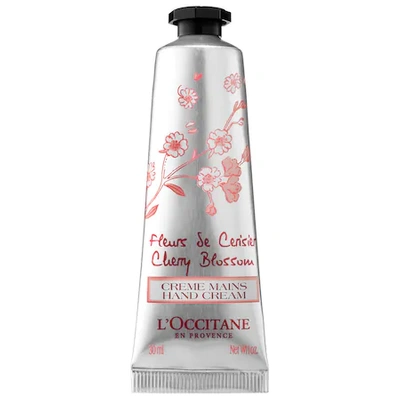 Shop L'occitane Mini Hand Cream Cherry Blossom 1 oz/ 30 ml
