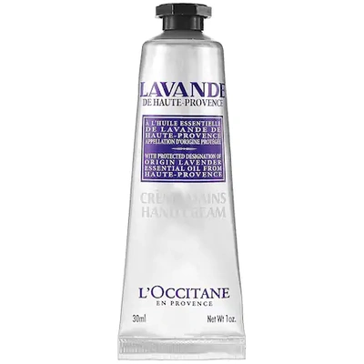 Shop L'occitane Mini Hand Cream Lavender 1 oz/ 30 ml