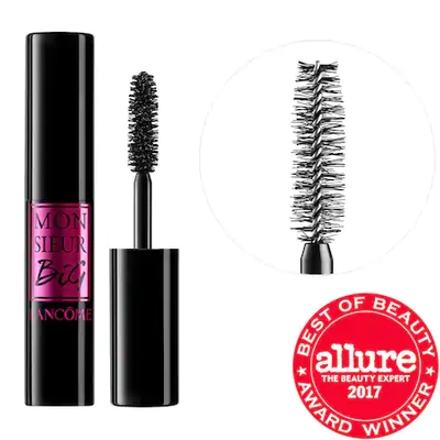 Shop Lancôme Mini Monsieur Big Mascara Mini Size Black - 0.13 oz/ 4 ml