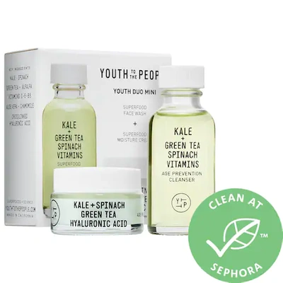 Shop Youth To The People Cleanser + Cream Youth Duo Mini