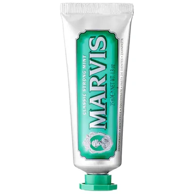 Shop Marvis Classic Strong Mint Toothpaste Mini 1.3 oz
